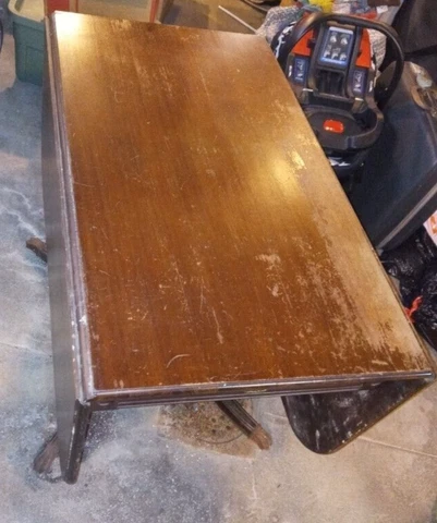 Antique Brandt Furniture Genuine Mahogany Table Cover
