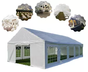More details for marquee gazebo heavy duty 5x10m wimba 220gsm pe commercial garden wedding party