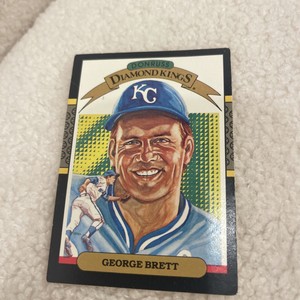 1987 Donruss Diamond Kings George Brett #15 Kansas City Royals Baseball Card