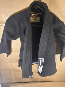 Gameness 000 Gi Air schwarzer Kimono Jugend Jiu Jitsu Authentic Fightwear MMA - Bild 1 von 12