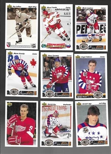 NHL-LNH Hockey High Number Series 91-92 Mazo Superior 200 Tarjetas Juego Incompleto - Imagen 1 de 1