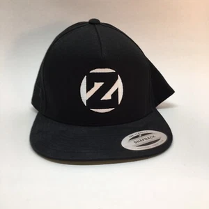 Yupoong SnapBack Classic  Black Snapback Hat Cap With Logo - Picture 1 of 8