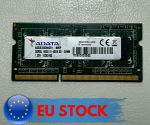 USED ADATA 4GB 1Rx8 DDR3L 1600(11) SODIMM ADDS1600W4G11 Laptop Memory RAM - Picture 1 of 2