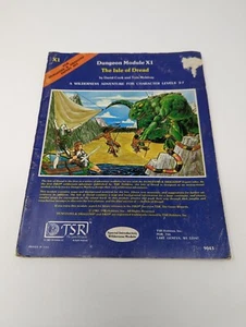 Dungeons and Dragons Dungeon Module X1 The Isle of Dread TSR - Picture 1 of 3