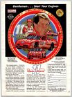 Bill Elliot Victory Lane Plate Collection Dec, 1994 Full Page Print Ad