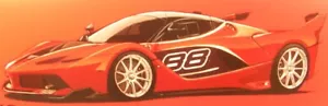 Ferrari Fxx-K No.88 (Red/Black) 1:18 BBURAGO Signature Series - Picture 1 of 1