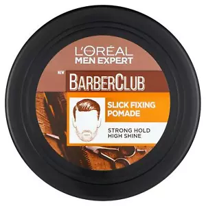 L'Oreal Men Expert - Barber Club Slick Fixing Pomade, Hair Styling Wax 75ml - Picture 1 of 3