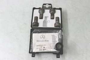 2012 12 MERCEDES SLK SLK350 R172 W204 WHEEL LUG LOCKS WITH KEY AND CASE - Picture 1 of 4