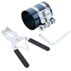 Quick Releas Engine Piston Ring Ratchet Type Compressor Clamp 53mm-150mm Diam - Picture 1 of 10
