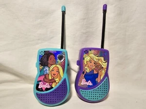 Barbie Kids Pair Walkie Talkie Toys 2020 Indoors And Outdoors Working - Picture 1 of 7