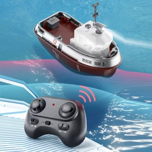 2.4 GHz 1:32 Ferngesteuertes Boot RC Boot 8 KM/H Dual Motor für Kinder Spielzeug - Bild 1 von 15