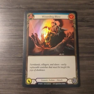 Flesh and Blood FAB Wounding Blow (Blue) Near Mint Rainbow Foil Welcome to Rathe - Bild 1 von 5