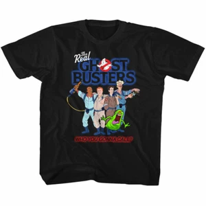 The Real Ghost Busters Animated TV Who You Gonna Call Youth T Shirt 2T-YXL  - Picture 1 of 3