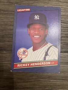 1986 Leaf Canadian - #37 Rickey Henderson