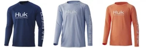 HUK Youth Pursuit LS Tee Shirt H7120064- CHOOSE YOUR COLOR AND SIZE! - Picture 1 of 9