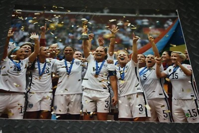 CARLI LLOYD SIGNED AUTOGRAPHED USA World Cup 16x20 Photo STEINER SPORTS COA  - Image 1 of 2