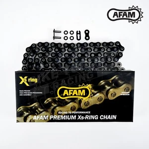 Afam Black 520 Pitch 114 Link Chain for Beta 300 RR 2T Enduro 2017-2019 - Picture 1 of 1