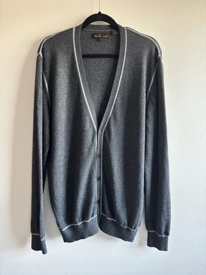 Ben Sherman Gray Cardigan Sweater size 2XL Wool blend - Image 1 of 4