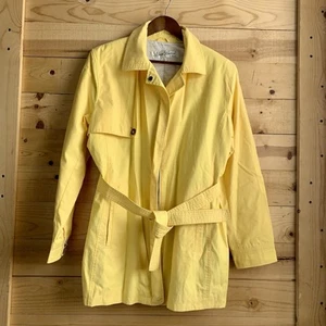 Misty Harbor Women’s XL Trench Rain Coat Yellow Color Block - Picture 1 of 8