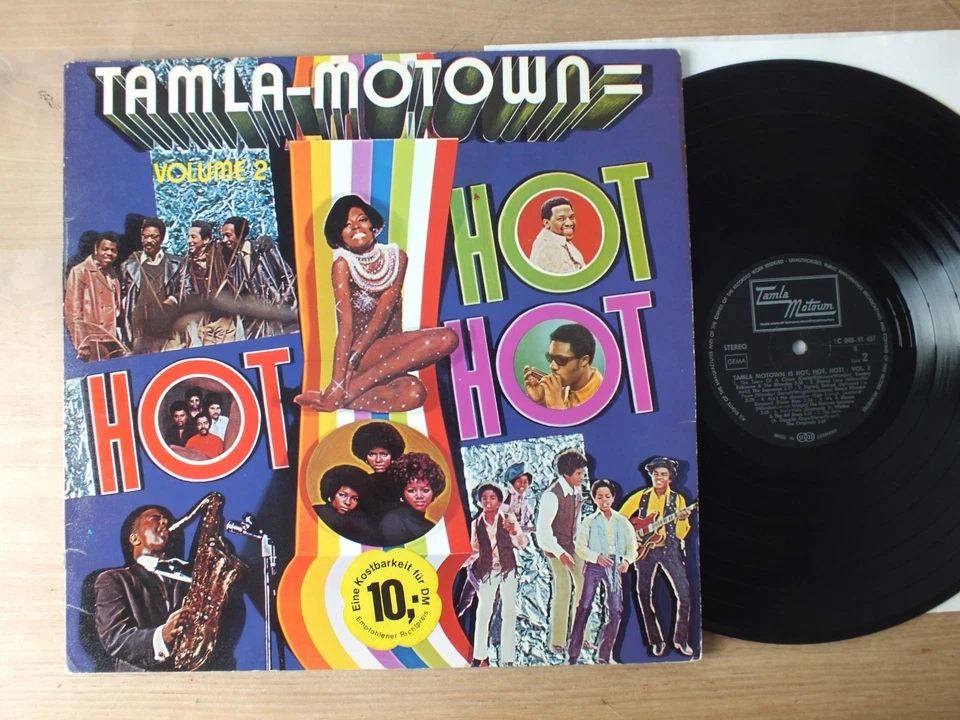 Tamla Motown Is Hot Hot Hot  Volume 2   GERMANY  1971  LP  GAT   Vinyl  vg - Bild 1 von 3
