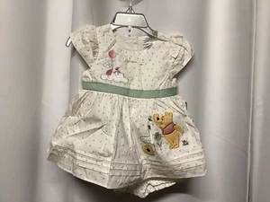Disney Winnie the Pooh and Pals Dress and Bloomers Set for Baby Sz 12-18 Months  - Picture 1 of 7