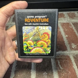 Programma Gioco ATARI 2600 ADVENTURE 1978 Uscita Cartuccia CX-2613 TESTATO - Foto 1 di 5
