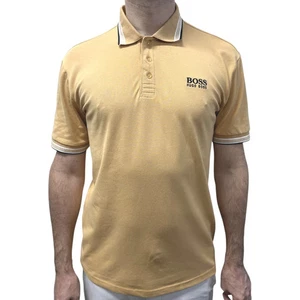 Polo Hugo Boss nuova con etichetta con loghi a contrasto colore pesca taglia L (vendita al dettaglio 65€) - Foto 1 di 7