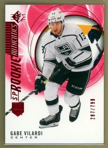 2020-2021 SP Hockey Authentics Red Gabe Vilardi 287/799 Rookie - Picture 1 of 2