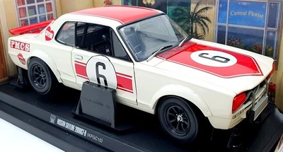 Kyosho 1/18 Scale Diecast 08122R - Nissan Skyline 2000 GT-R Racing #6 - Image 1 of 4