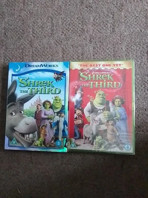 SHREK THE THIRD DVD  BRAND NEW SEALED+SLIP-COVER FREEPOST - Image 1 of 2
