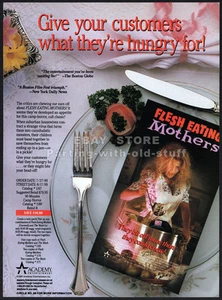 MADRES QUE COMEN CARNE__Original 1989 impresión comercial AD promoción de película__VALORIE HUBBARD - Imagen 1 de 1