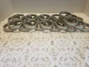 12 Stck. Kohlenstoffstahl Schraubbänder Ringe Ball Mason Einmachgläser Normale Öffnung - Bild 1 von 2