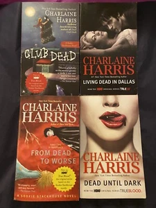 Charlaine Harris Books Paperback True Blood Series Lot of 4 - Very good - Picture 1 of 2