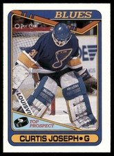 1990-91 O-Pee-Chee Curtis Joseph #171 Rookie Card St. Louis Blues