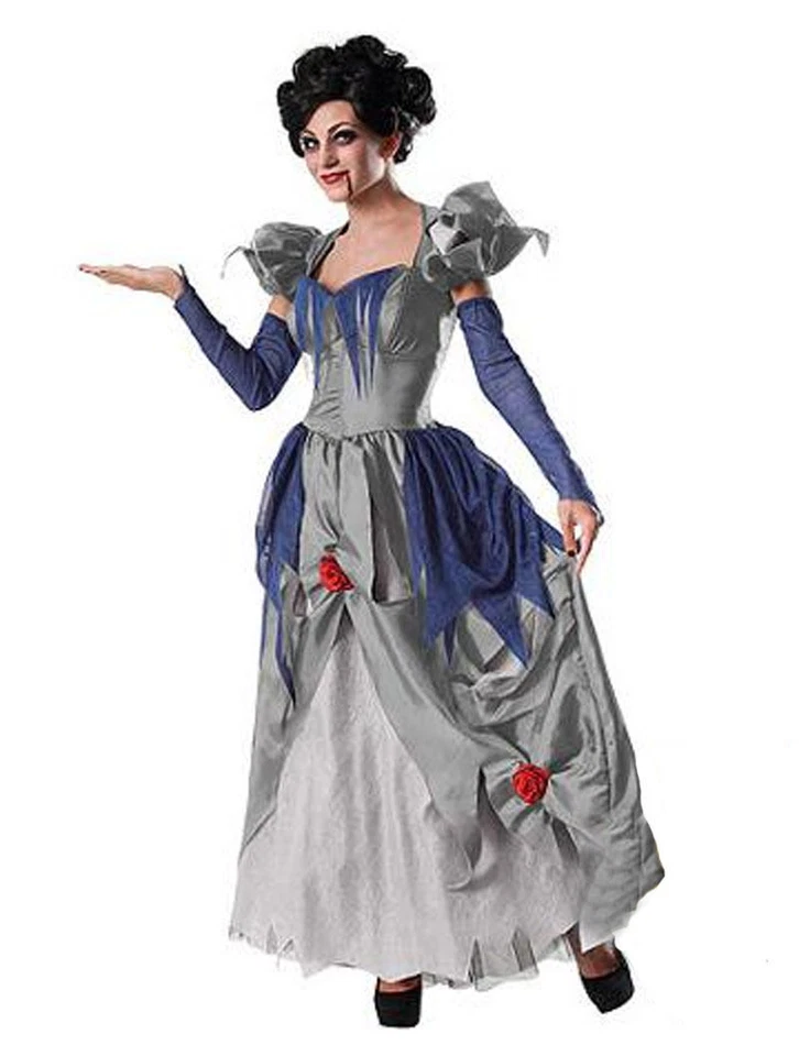 New Zombie Victorian Queen Halloween Gown Costume Dress Sinder-Ella SZ LG 12-14 - Image 1 of 1