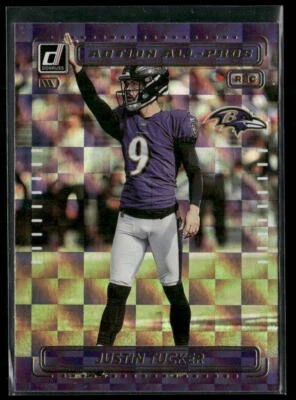 2022 Donruss #AP-20 Justin Tucker Action All-Pros - Image 1 of 2