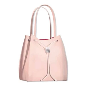 Ralph Lauren Romance Nude Pink Blush Luxury Tote Bag Silver Hardware -Brand New - Picture 1 of 8