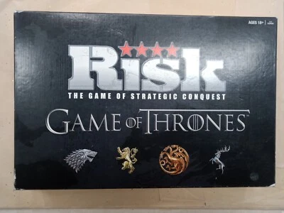Game Of Thrones Risk Boardgame Strategic Conquest 2015 Complete Never Played - Image 1 of 4