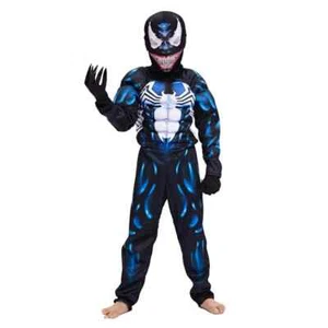 Superhero Black Spider Costume Ghost Costume 3D Jumpsuit Bodysuit NEW - Picture 1 of 14