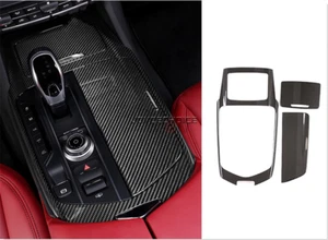 Dry Carbon Fiber Cup Holder Console Panel Cover For Maserati Levante 2015 - 2020 - Picture 1 of 11