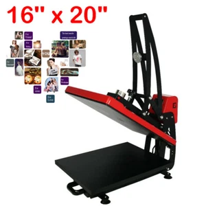 Upgraded 16''x20" Magnetic Semi-auto Open T-shirt Pillowcase Heat Press Machine - Picture 1 of 12