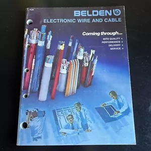 Belden Electronic Wire And Cable Catalog (1978) - Picture 1 of 10