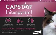 CAPSTAR CA4920Y07AMZ2 6 Tablets Flea Treatment for Cats