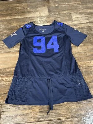 Camiseta Nike DeMarcus Ware 94 Dallas Cowboys feminina grande vestido azul NFL - Imagem 1 de 4