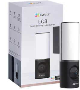 EZVIZ LC3 Full HD 4MP Outdoor Smart Security Wall Light wifi Camera 2way talk - Picture 1 of 12