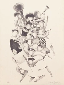 Graciela Rodo Boulanger " La Danse " Original Lithograph Art - Picture 1 of 3