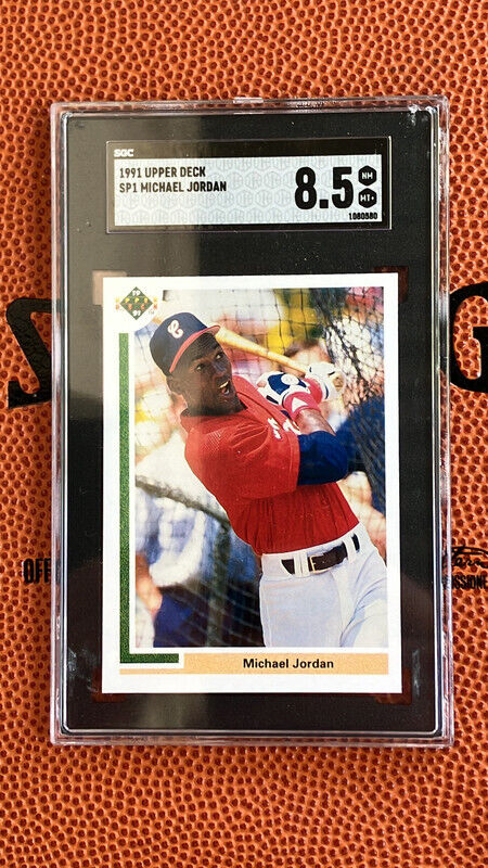 1991 Upper Deck Baseball RC Michael Jordan #SP1 SGC 8.5 Graded