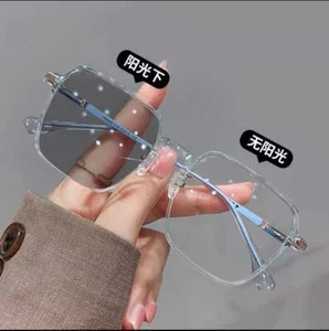 Oversize Women Men Reading Glasses Anit Blue light with transition +50 to +400 - Bild 1 von 22