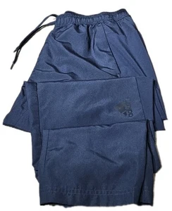 Neu! ADIDAS AEROREADY - Navy Blue Poly Shell, Herren Sport Wind/Regen Hose (L) - Bild 1 von 6