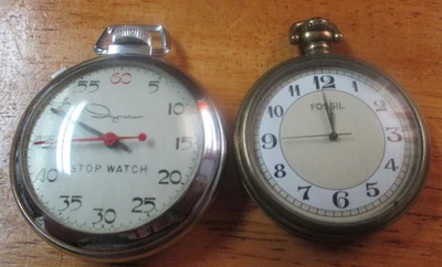 Relojes de bolsillo Ingraham and Fossil Foto 1 de 2